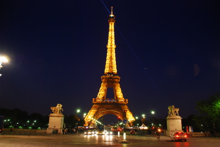 Paris at night!