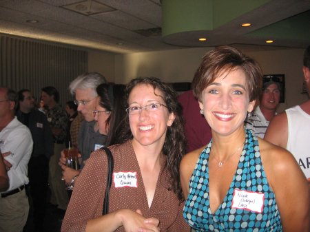 Carly and Nicole at 20th reunion