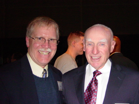 EMU Track banquet with coach Bob Parks in 2008