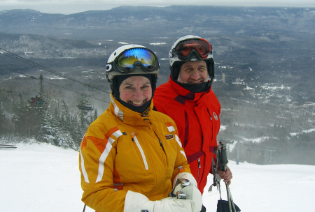 Gayle and I at Sugarloaf in Maine  Dec 2009