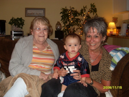 Hayley with her Great Grandma and Great Aunt