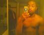 Semaj in his bathroom taking a pic of himself