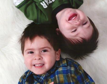 My 2 beautiful grandsons!