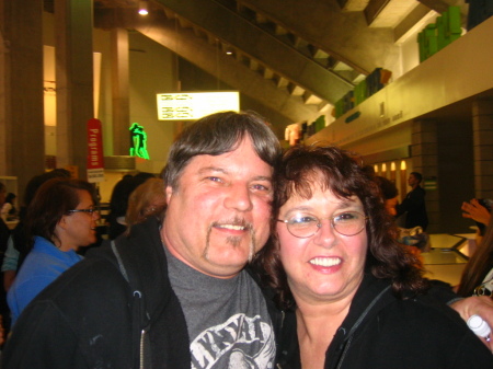 Tom and I at a Bon Jovi concert