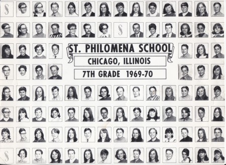 St. Philomena Class of "71" 7th grade picture