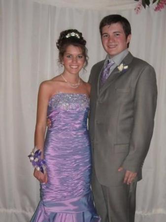 Robbie and Nat at her prom