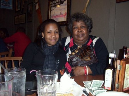 My daughter and My mom 2008 x-mas