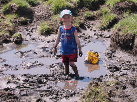 Tyler goes mudding...