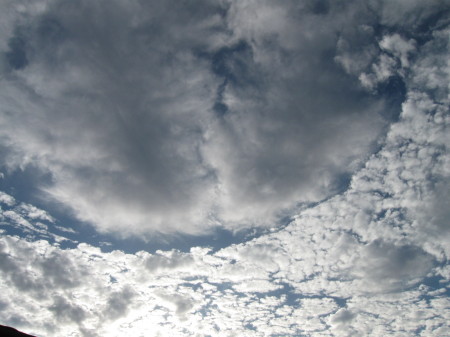 Clouds over my house