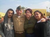 Ramon and his proud, Marine family