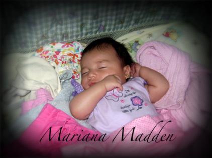 My grand daughter at 3 months Mariana