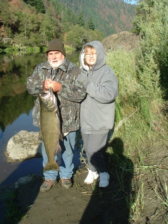 Salmon fishing 2008 Keith's big one