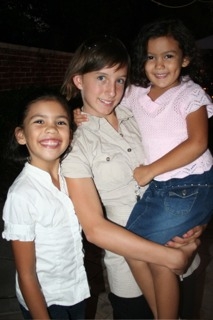 Elora & Leila with Cousin Lindsey