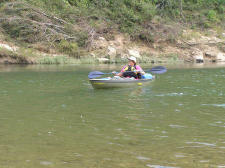 Kayaking on the Buffalo National River in Arka