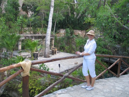 Xaret, Cancun,MX. Stage on the Pyramid