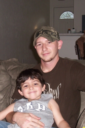 My Son, Shaun and his son, Adrian