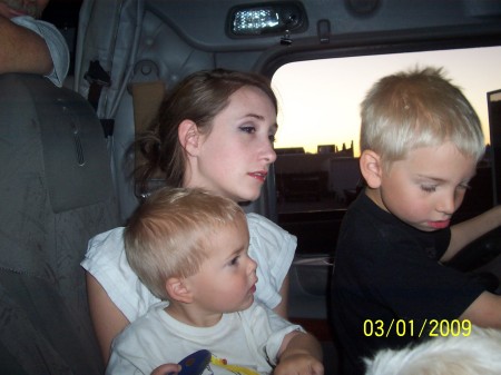 Renee and boys