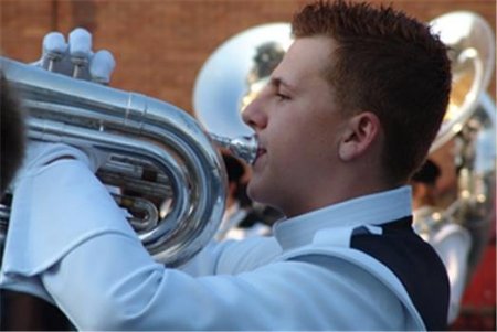 My son with the Glassmen Drum and Bugle Corps