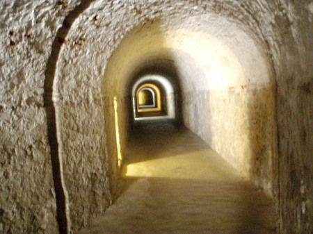 Tunnels beneath San Cristóbal