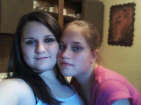 My daughter April and my neice Teresa