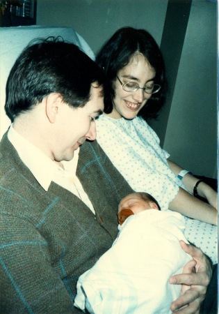 Gordon, Arlene, & Sam, day one, 1988