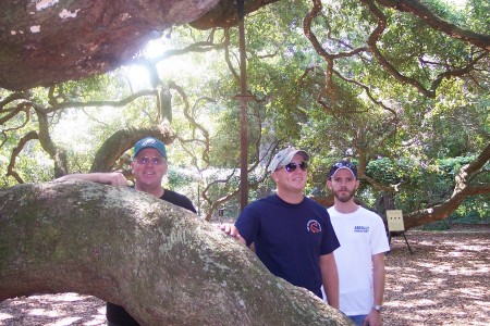 Byron, Nate, and Aaron at the Angel Oak