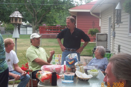 neighborhood gang at mom and dads