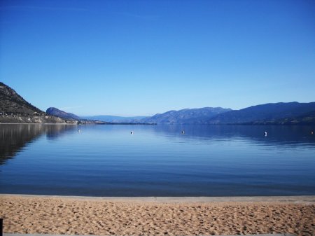 Okanagan Lake, in Penticton, B.C.