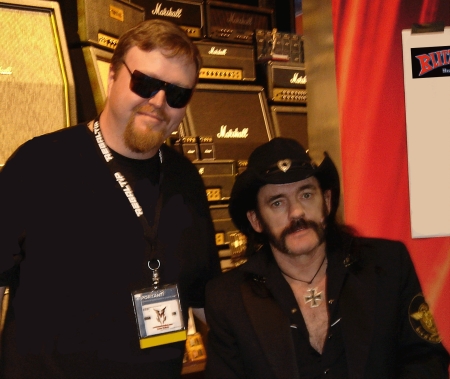 me and Lemmy from Motorhead