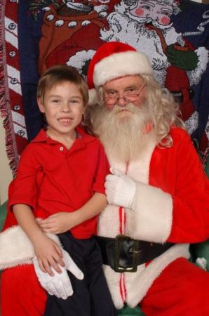 Christmas 2008 Visiting Santa!