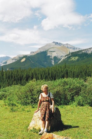 Mom in Kananaskis Country