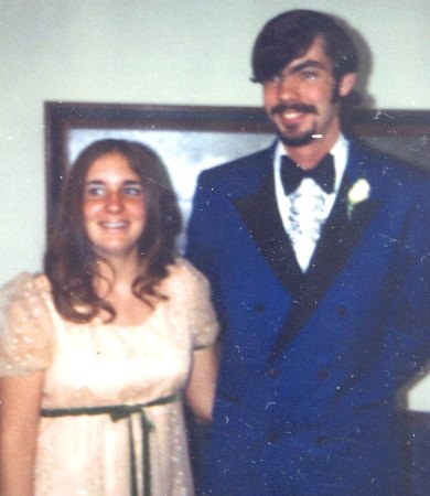 Prom '71 - Me with Becky Corgan