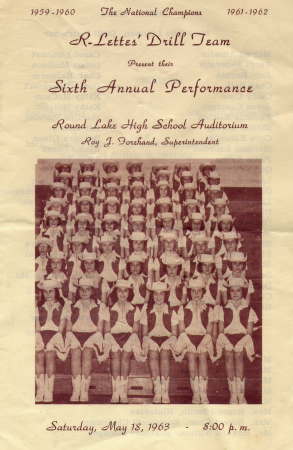 R-Lettes Drill Team - program cover page