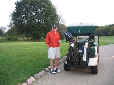 Golfing at Grand Geneva, Wis