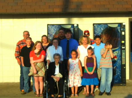 Tyler & my family - Graduation