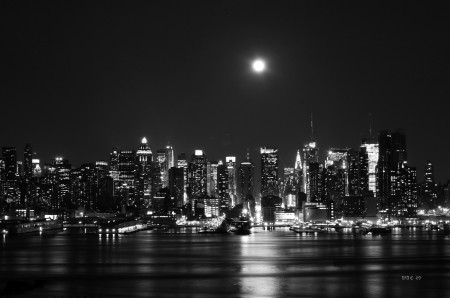 Full Moon over New York City