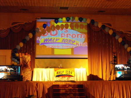 Stage for A Prom Dance for the '08's