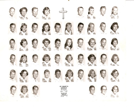 St Marys's Annex 4th grade 1960-1961