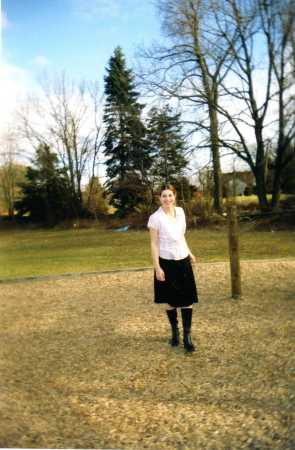 Me in a skirt 2003