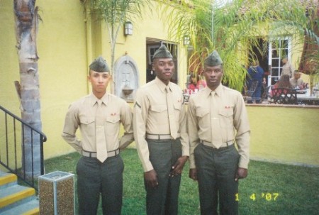 My Marine Son in Middle
