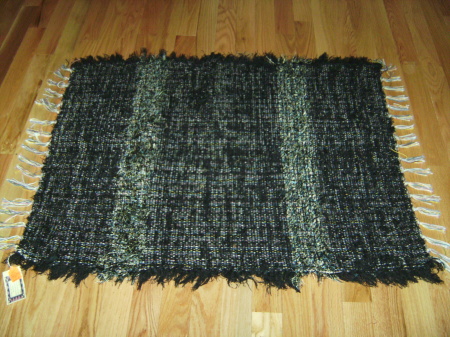 Selvage rug made from 1942 Union Loom