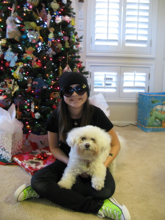 Georgia and Daisy 2009 Christmas