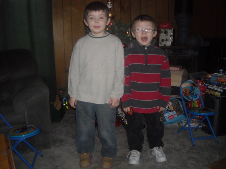 James and Michael oldest and middle grandsons