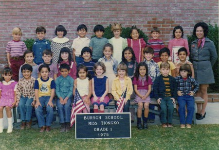 1st Grade with Mrs. Tiongko 1974-1975