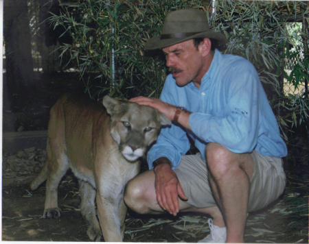 Ken Roberts with Cougar