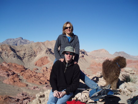 Darryl and I on top of a mountain