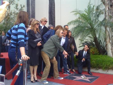 Harrison gets his Star on the Hollywood walk o