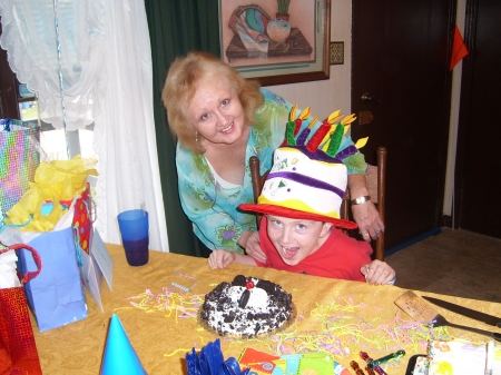 Mom and Joseph - Joseph's 9th Birthday
