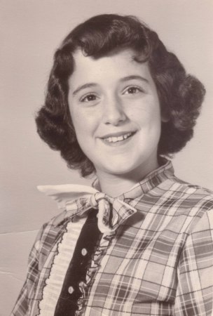 Mary at West Jr. High-grade 7, 1957