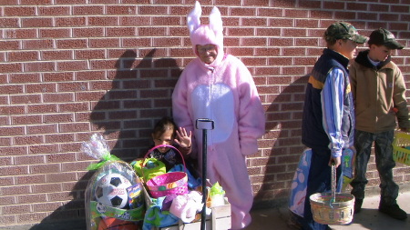 Easter Bunny with Miss Madie